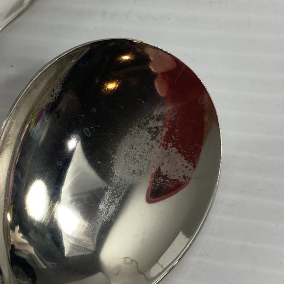 Vintage Silverplate Silver Plate Salad Serving Set Spoon Spork Fork 8.75" - Picture 4 of 4